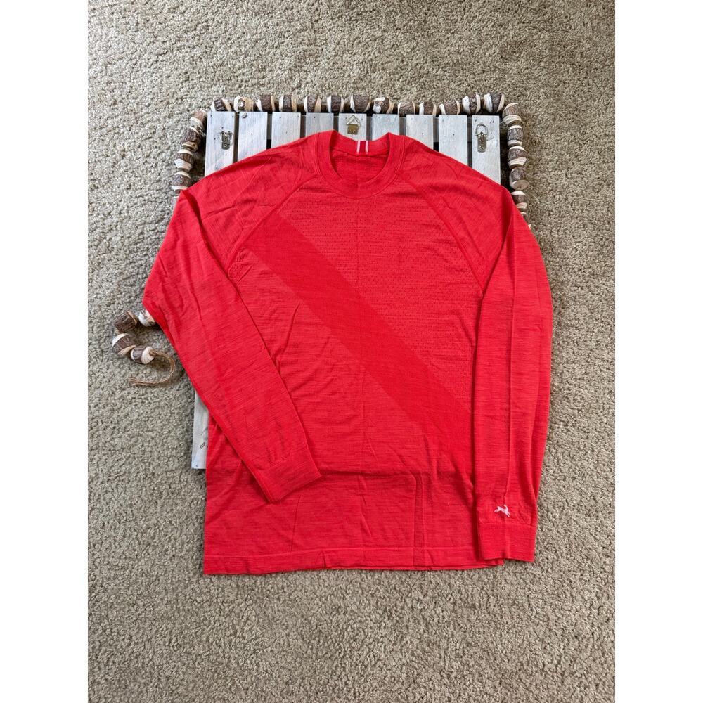 Tracksmith Men’s Brighton Seamless BaseLayer Long Sleeve Shirt, L